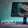 MONITOR GIGABYTE LED 32" M32U-EK 144Hz 4K Ultra HD Black