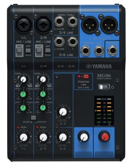 Yamaha MG06 - 6-kanałowa konsola mikserska