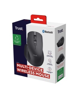 Mysz Bezprzewodowa Trust OZAA+ MULTI-CONNECT czarna (24820)