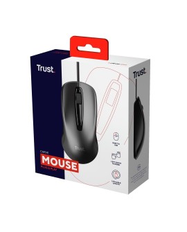 Mysz TRUST Carve Wired Optical