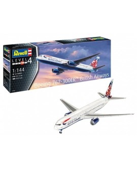 Revell Boeing 767-300ER British Airways Chelsea Rose Model samolotu stałopłatowego Zestaw montażowy 1:144