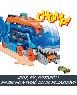 Hot Wheels City T-Rex Mega Transporter HNG50 MATTEL p1
