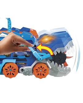Hot Wheels City T-Rex Mega Transporter HNG50 MATTEL p1