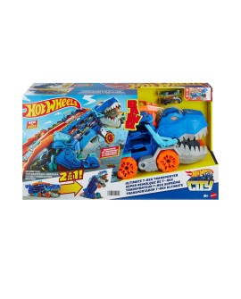 Hot Wheels City T-Rex Mega Transporter HNG50 MATTEL p1