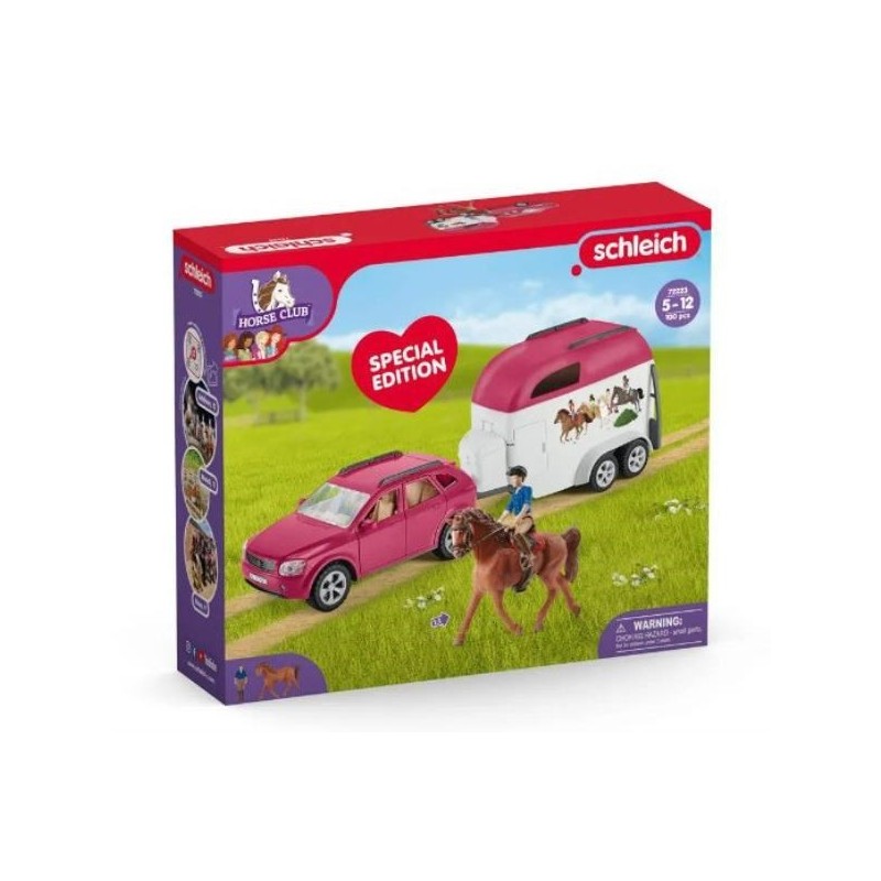 Schleich 72223 Samochód z przyczepą podstawowy Horse Club