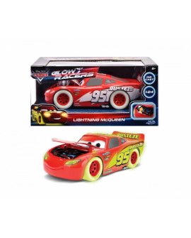 Samochód Lightning McQueen Glow Racers Cars 1:24 Jada