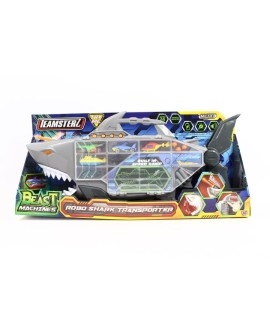 Pojazd Transporter Robo Rekin ROBO SHARK z autkami wyścigowymi TEAMSTERZ 1417446 p3