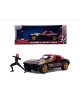 Jada Toys Marvel Black Widow 1966 Chevy 1:24