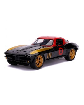 Jada Toys Marvel Black Widow 1966 Chevy 1:24