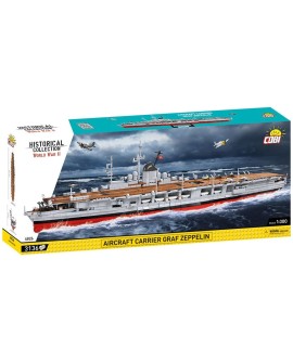 COBI 4826 Historical Collection WWII Niemiecki lotniskowiec Aircraft Carrier Graf Zeppelin 3136 klocków p1