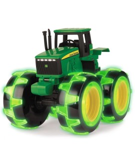 TOMY John Deere traktor Monster świecące opony 46434