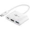 Goobay 62104 stacja dokująca USB Type-C Biały