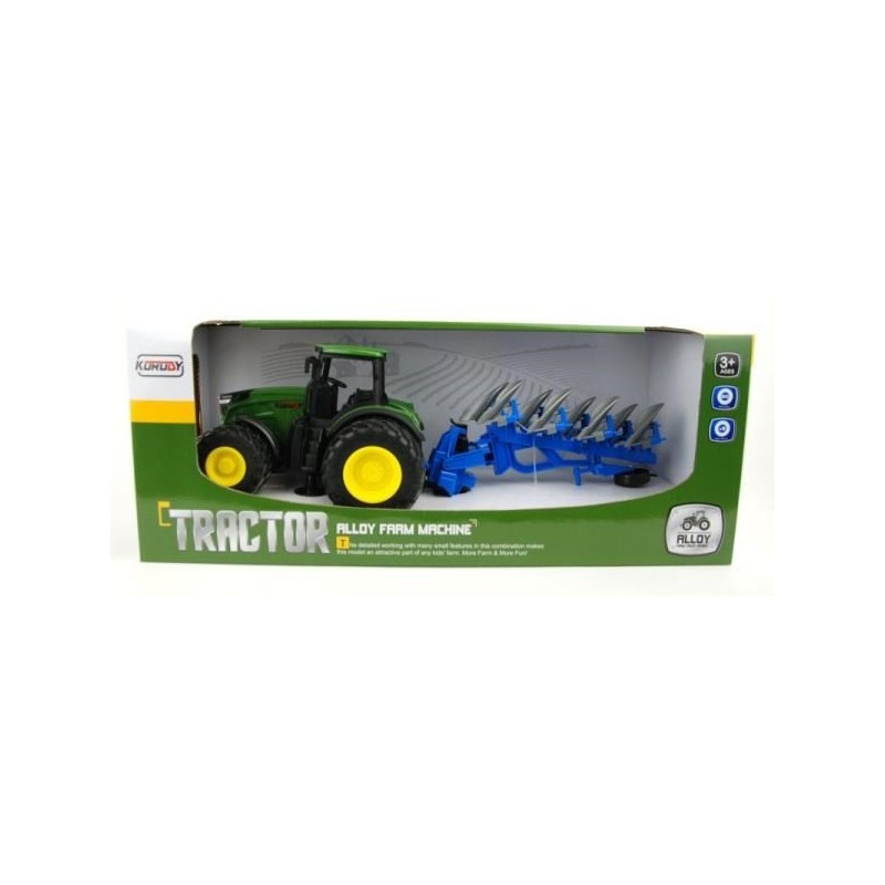 Traktor z przyczepą na radio + zasilacz i akumulatorek 1291534