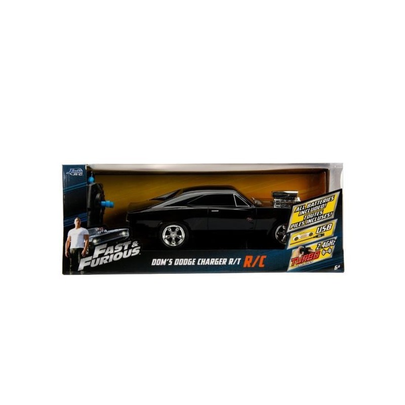 Auto na radio Fast&Furious Szybcy i wściekli Dodge Charger 1970 1:16 Dickie