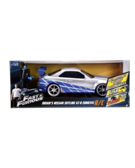 Auto na radio Fast&Furious Szybcy i wściekli Nissan Skyline GTR 1:16 Dickie