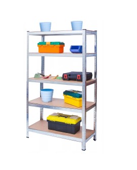 GREENBLUE REGAŁ MAGAZYNOWY METALOWY OCYNK 180X90X40 CM GB378