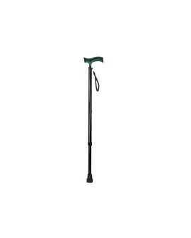 Laska inwalidzka aluminiowa z miękkim uchwytem - czarna AR-014E