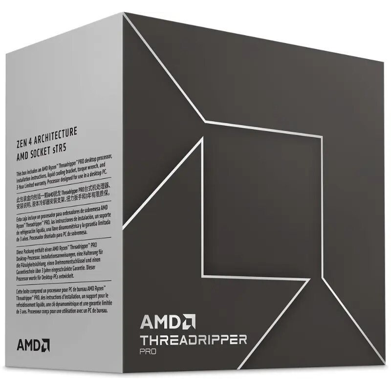Procesor AMD Threadripper PRO 7965WX  (24C/48T) 4.2 GHz (5.3 GHz Turbo) Socket sTR5 TDP 350W tray