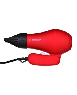 Suszarka do włosów Esperanza AURORA EBH003R (750W kolor czerwony)