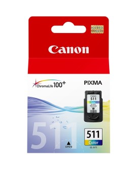 Tusz Canon kolor CL-511 CL511 2972B001, 244 str.,9 ml