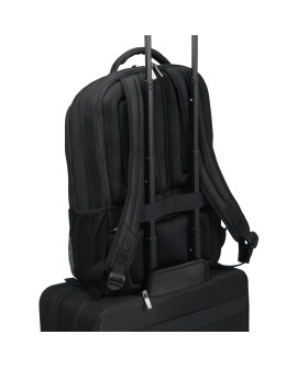 DICOTA Eco Backpack SELECT plecak Czarny Etylen-octan winylu (EVA) pianka, Poli(tereftalan etylenu) (PET)