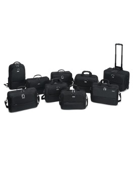 DICOTA Eco Backpack SELECT plecak Czarny Etylen-octan winylu (EVA) pianka, Poli(tereftalan etylenu) (PET)
