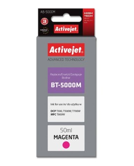 Activejet AB-5000M Tusz Buteleczka z atramentem (zamiennik Brother BT-5000M Supreme 50 ml czerwony)