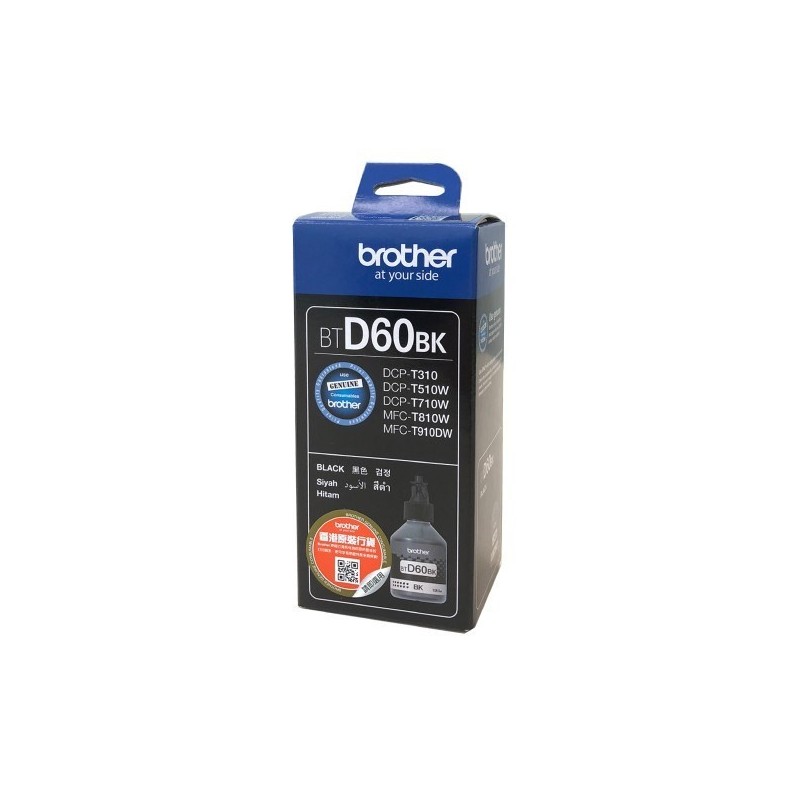 Tusz Brother czarny BTD60BK BTD-60BK, 6500 str.,108 ml