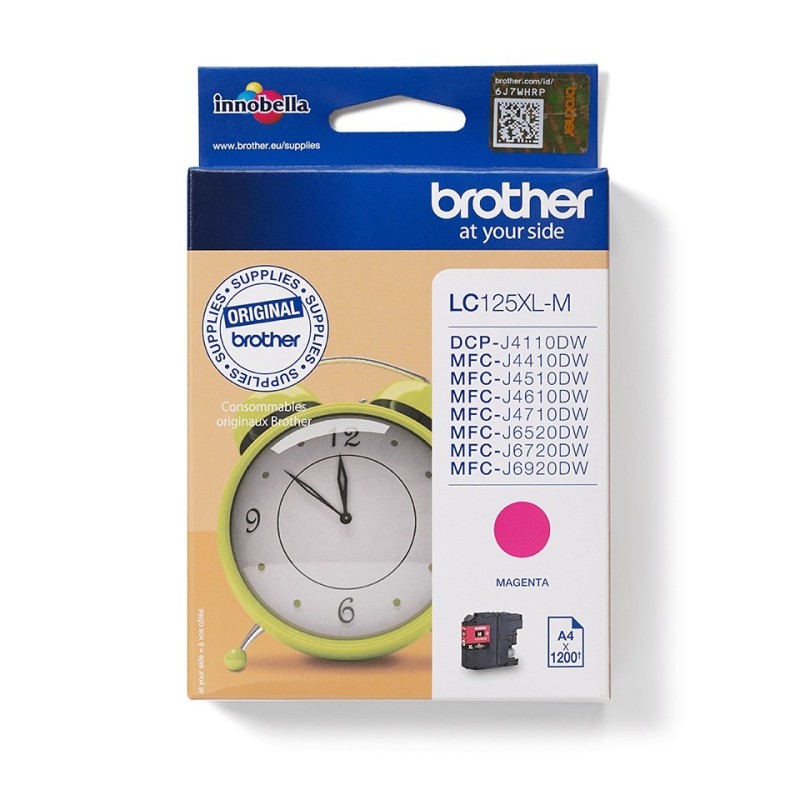 Tusz Brother czerwony LC125XLM LC-125XLM, 1200 str.