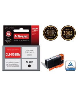 Activejet ACC-526BN Tusz (zamiennik Canon CLI-526Bk Supreme 10 ml czarny)