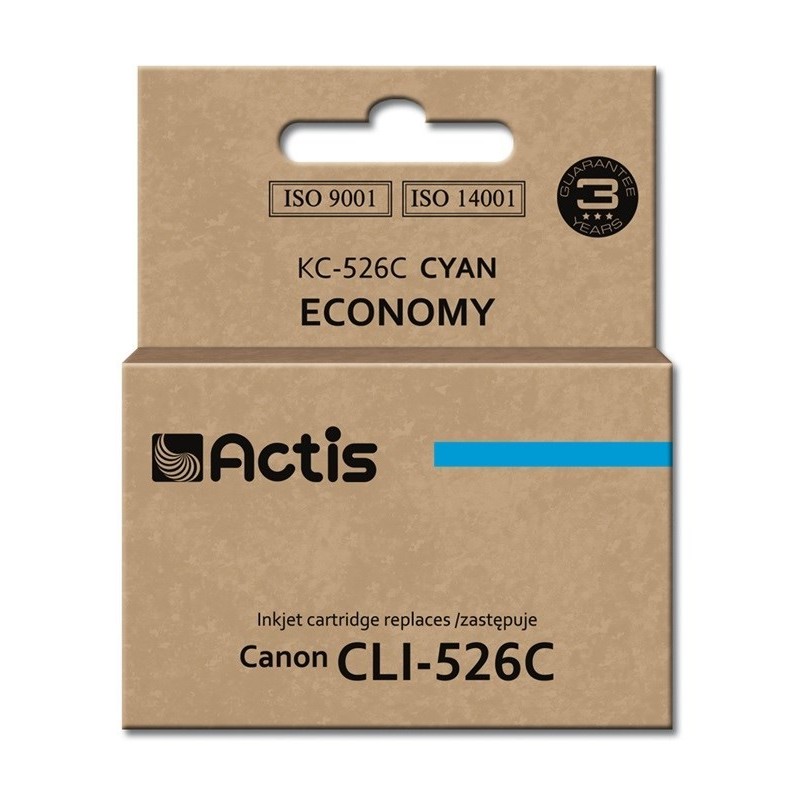 Actis KC-526C Tusz (zamiennik Canon CLI-526C Standard 10 ml niebieski)
