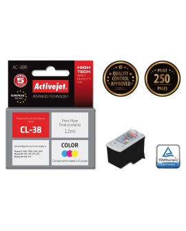 Activejet AC-38R Tusz (zamiennik Canon CL-38 Premium 12 ml kolor)