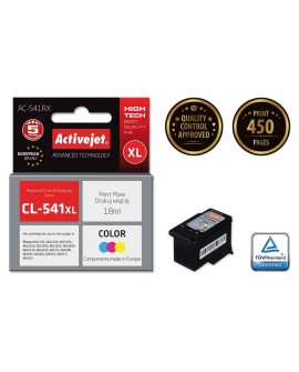Activejet AC-541RX Tusz (zamiennik Canon CL-541XL Premium 18 ml kolor)