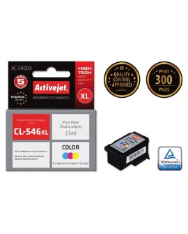 Activejet AC-546RX Tusz (zamiennik Canon CL-546XL Premium 15 ml kolor)