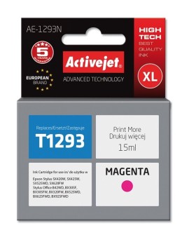 Activejet AE-1293N Tusz (zamiennik Epson T1293 Supreme 15 ml czerwony)