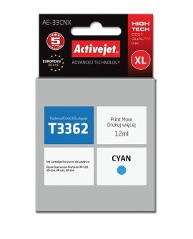 Activejet AE-33CNX Tusz (zamiennik Epson 33XL T3362 Supreme 12 ml niebieski)