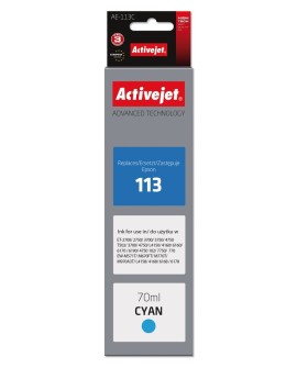Activejet AE-113C Tusz (zamiennik Epson 113 C13T06B240 Supreme 70ml niebieski)