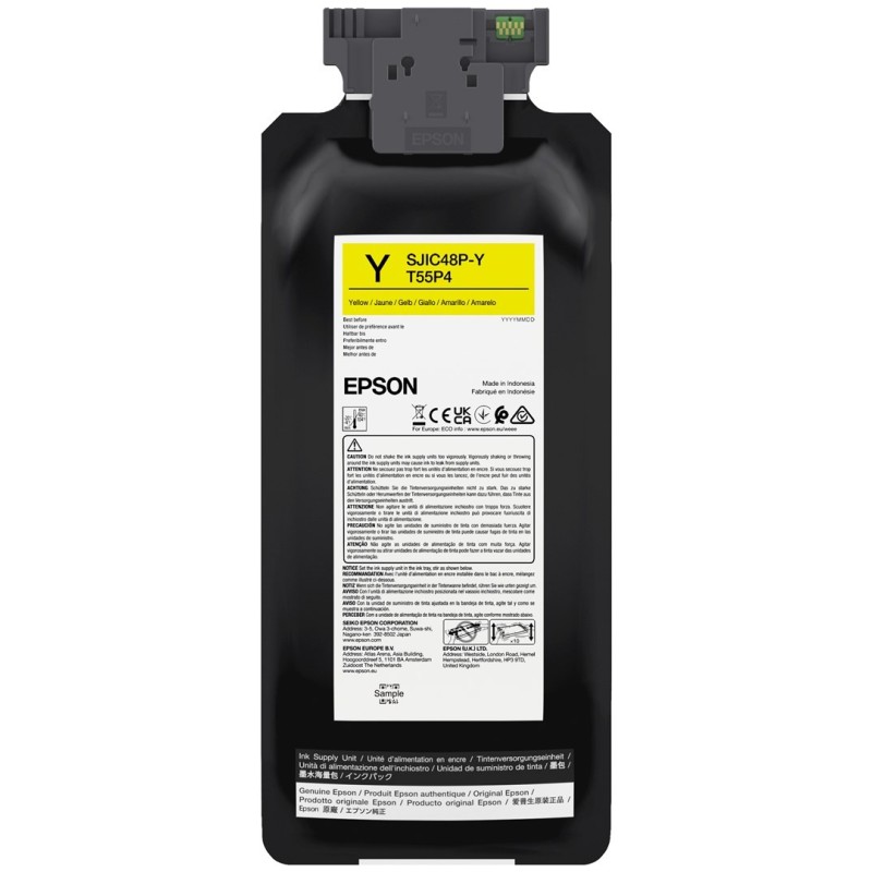 Epson SJIC48P-Y nabój z tuszem 1 szt. Oryginalny Żółty