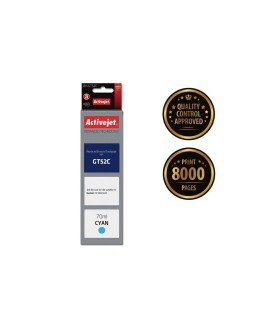 Activejet AH-GT52C Tusz (zamiennik HP GT52C M0H54AE Supreme 70 ml 8000 stron, niebieski)