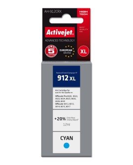 Activejet AH-912CRX Tusz (zamiennik HP 912XL 3YL81AE Premium 990 stron niebieski)