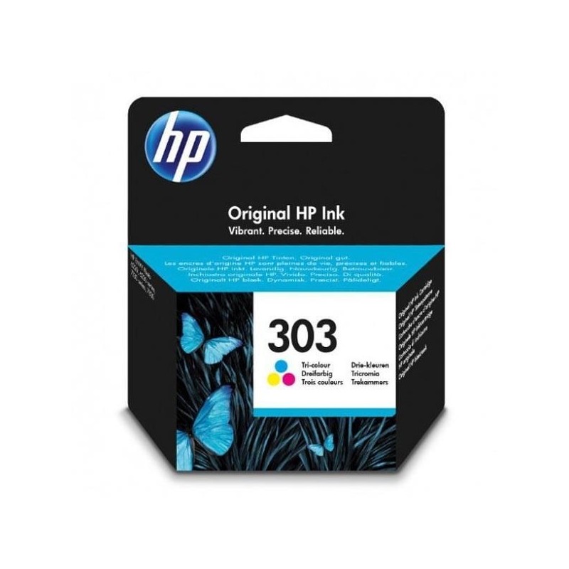 Tusz Oryginalny HP 303 (T6N01AE) (Kolorowy: Cyan Magenta Yellow)