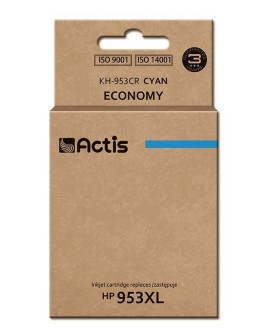 Actis KH-953CR Tusz (zamiennik HP 953XL F6U16AE Standard 25ml niebieski) - Nowy Chip