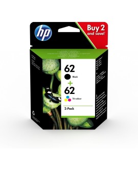Tusz HP zestaw HP 62, HP62 N9J71AE, zawiera czarny i kolor, C2P204A+C2P206AE