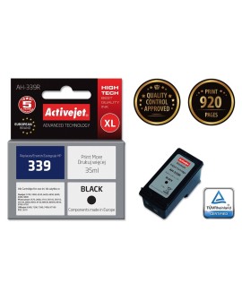 Activejet AH-339R Tusz (zamiennik HP 339 C8767EE Premium 35 ml czarny)