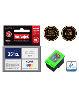 Activejet AH-351RX Tusz (zamiennik HP 351XL CB338EE Premium 21 ml kolor)