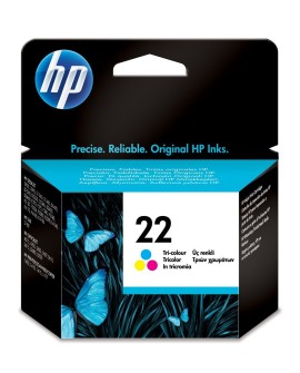 HP 22 oryginalny wkład atramentowy trójkolorowy