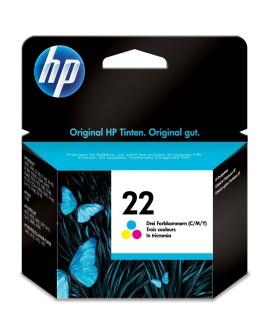 HP 22 oryginalny wkład atramentowy trójkolorowy