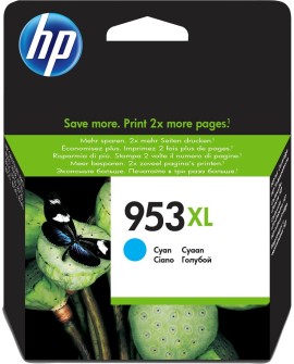 Tusz HP niebieski HP 953XL, HP953XL F6U16AE, 1600 str.,20 ml.