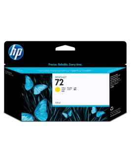 HP Żółty wkład atramentowy 72 DesignJet 130 ml