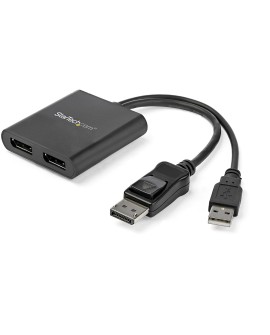 StarTech.com MSTDP122DP rozgałęziacz telewizyjny DisplayPort 2x DisplayPort